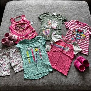 Girls Mixed Tops & Shorts Bundle - New with tags